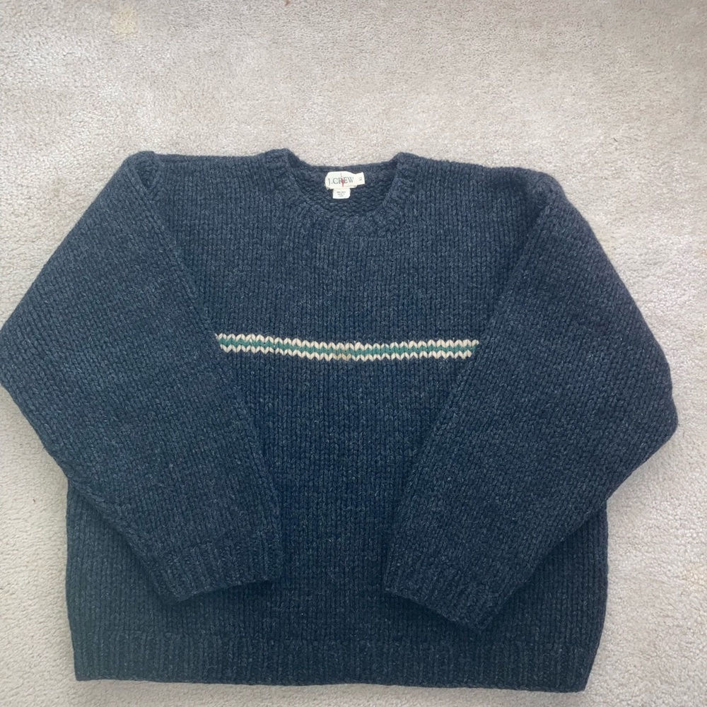 COPY - J Crew Vintage 90s Crewneck Wool Sweater Size XL
